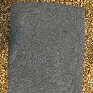 Queen Size Gray Jersey Fabric Flat Sheet
